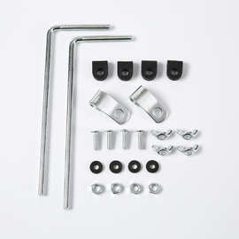 电动摩托车挡风板加厚豪华支架挡风玻璃安装配件固定底座扣子夹子