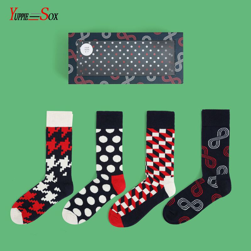 European and American fashion brand style personalized hip hop color casual fashion socks Skateboard Women's men's combed cotton high-top flower socks