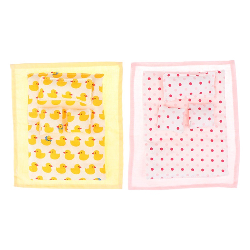 1:12 Dollhouse mini modelo ob11 dormitorio escena hecha a mano cama hoja edredón cubierta almohada