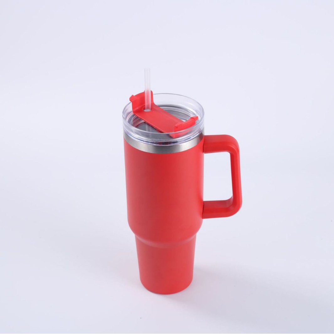 Transfronterizo dedicado 40oz mango taza de hielo calentador de taza de coche generación 304 acero inoxidable aislado mango frío taza de coche