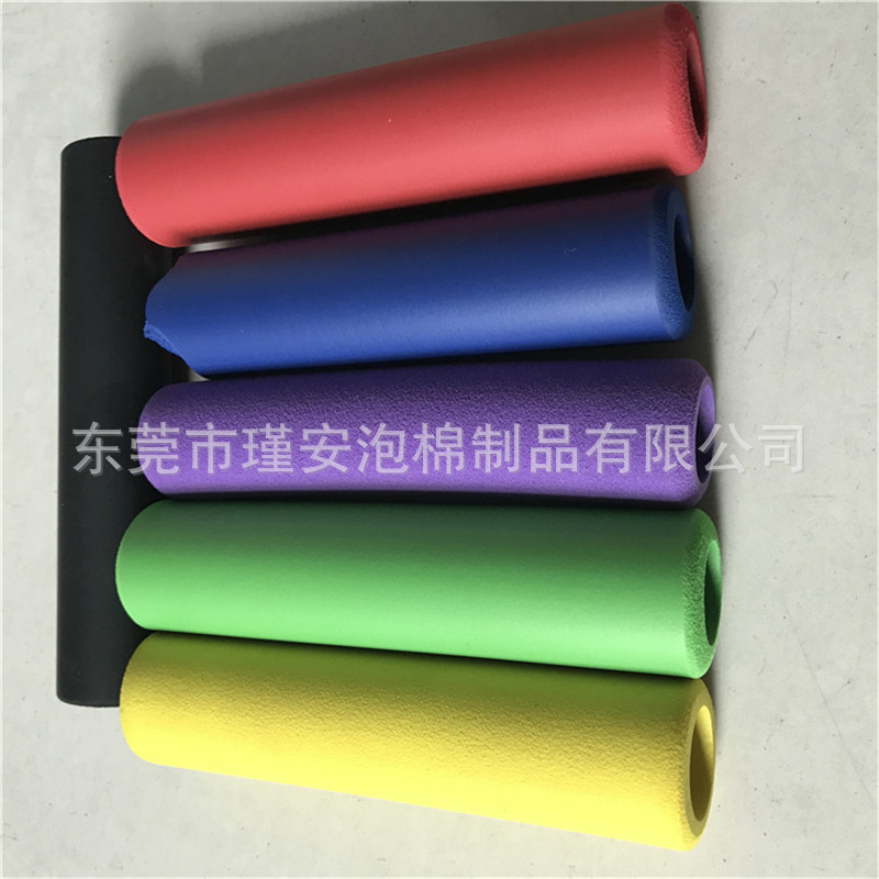 批发nbr橡塑海绵发泡管套 高回弹NBR泡棉手把套 撕不破把套