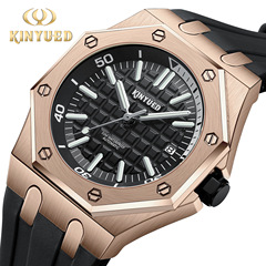 KINYUED Automatic Mechanical Calendar Night Light Water-Resistant Men's Watch Fashion Men's Watch Cross-Border Mechanical Watch