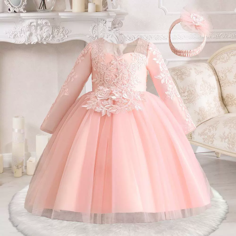 Костюм маленькой принцессы, юбка, платье с длинными рукавами, AliExpress