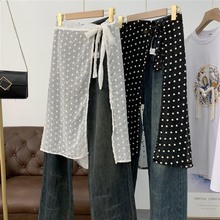 金韩半身裙透视2025夏季新款韩版设计感宽松百搭女装 D#14包邮