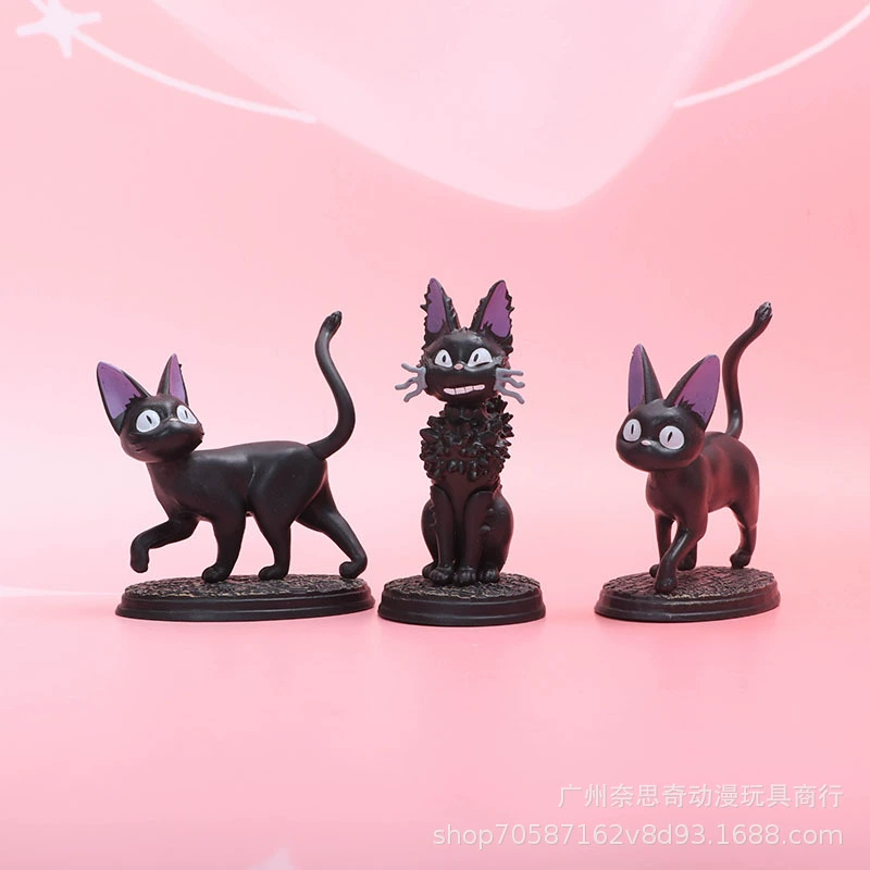 Мультяшная игрушка, минифигурка, кукла, кот, капсульная игрушка