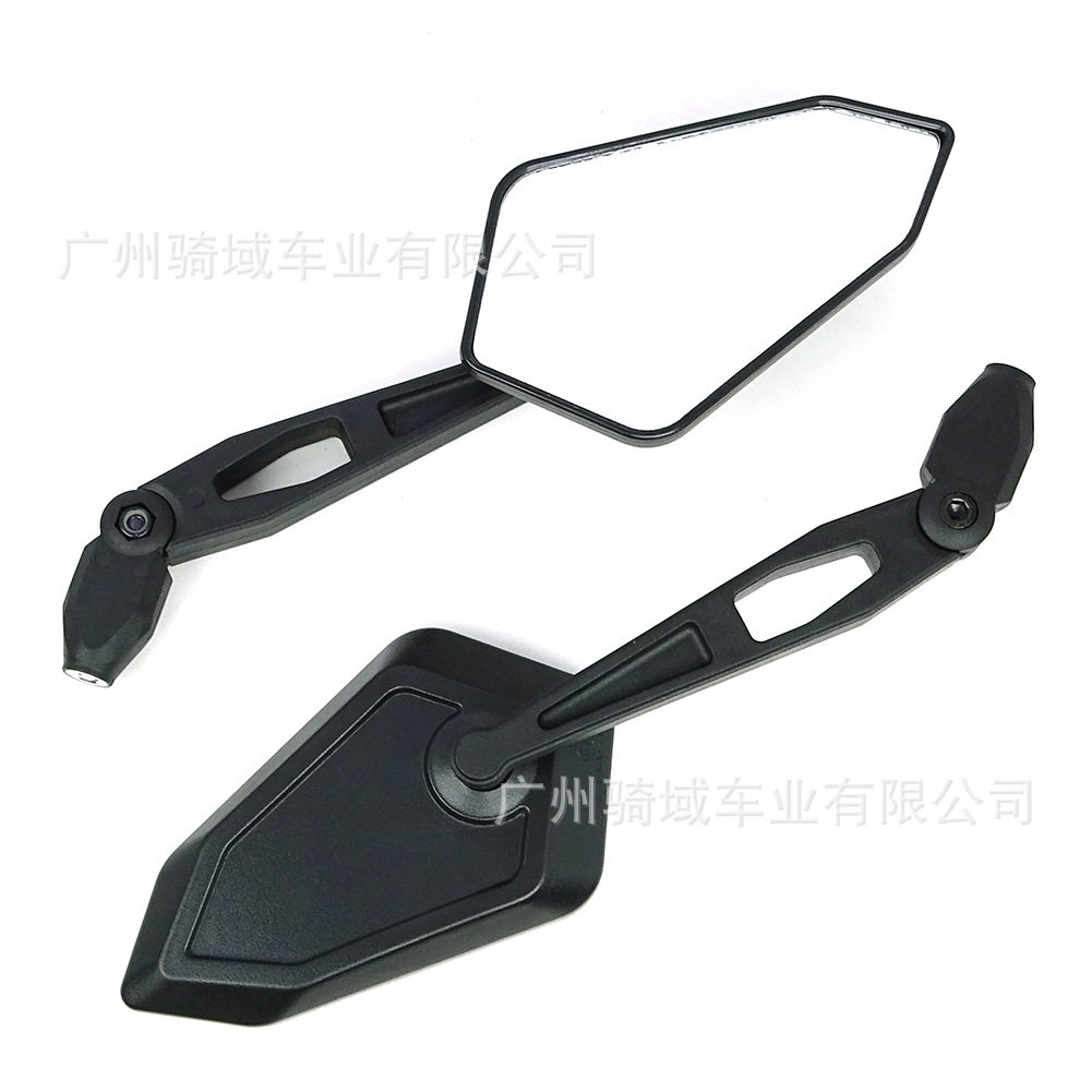 New Motorcycle Model Suitable for Niu and Yadea Electric Vehicles, Universal Modified Polygonal Foldable Rearview Mirror Wholesale