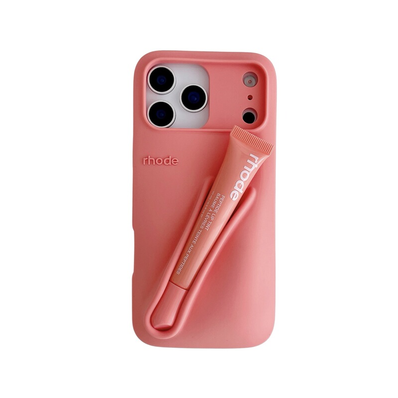 外贸适用iPhone17Promax海莉rhode口红唇釉硅胶手机壳16p软保护套|undefined