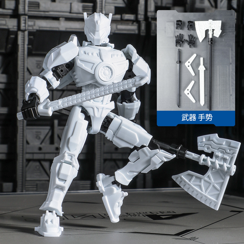 Muñecas de policías mecánicos vagabundos 13 muñecas móviles multiarticuladas de ensamblaje de bloques de deformación mecha muñecas