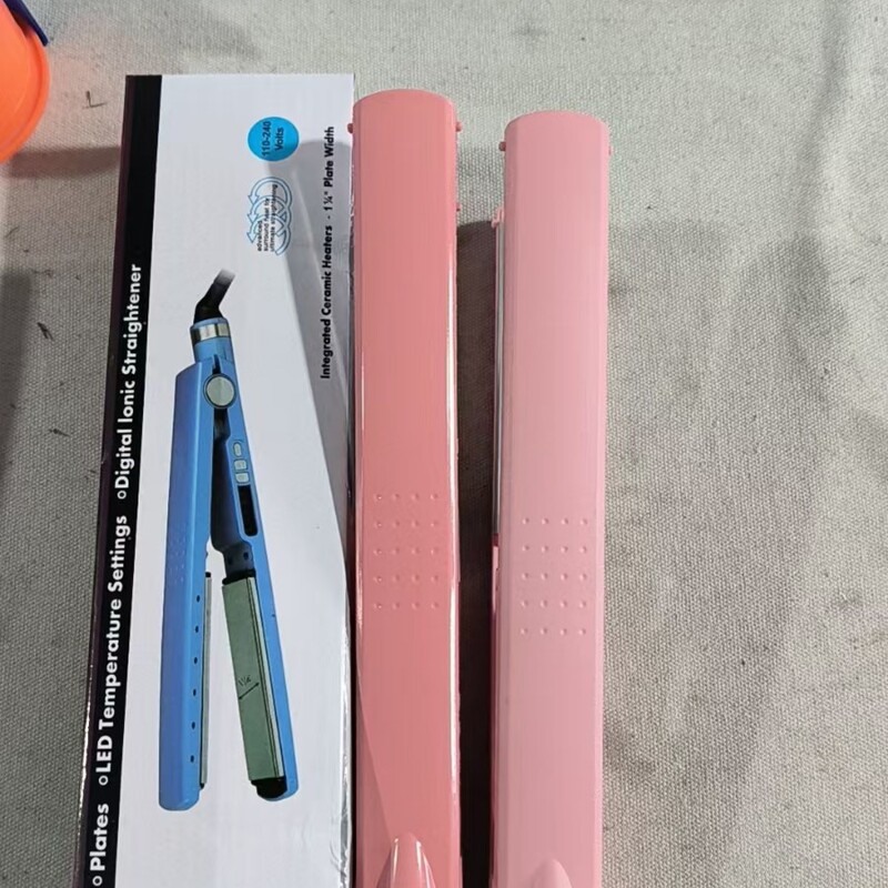 Cross-border 1/4 Ceramic Hair Straightener and Curler Dual-use Electric Flat Iron with Multi-level Temperature Control and LED Screen Hair Styling Tool Cross-border 1/4 Ceramic Hair Straightener and Curler Dual-use Electric Flat Iron with Multi-level Temperature Control and LED Screen Hair Styling Tool