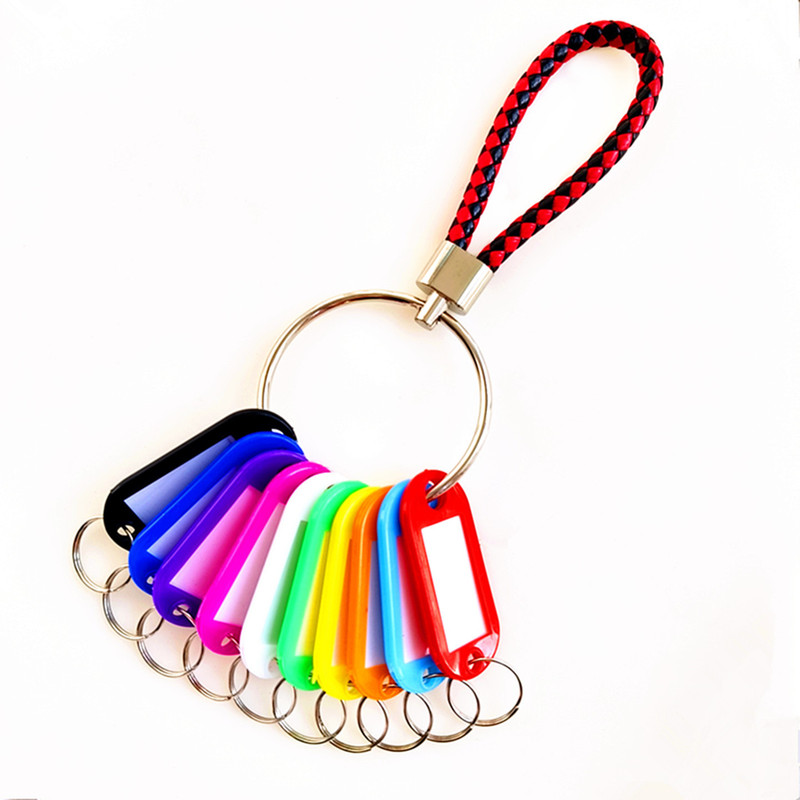 Keychain Key Holder with Labelable Tags for Landlords and Rental Agents Key Ring Keychain Storage Key Classification