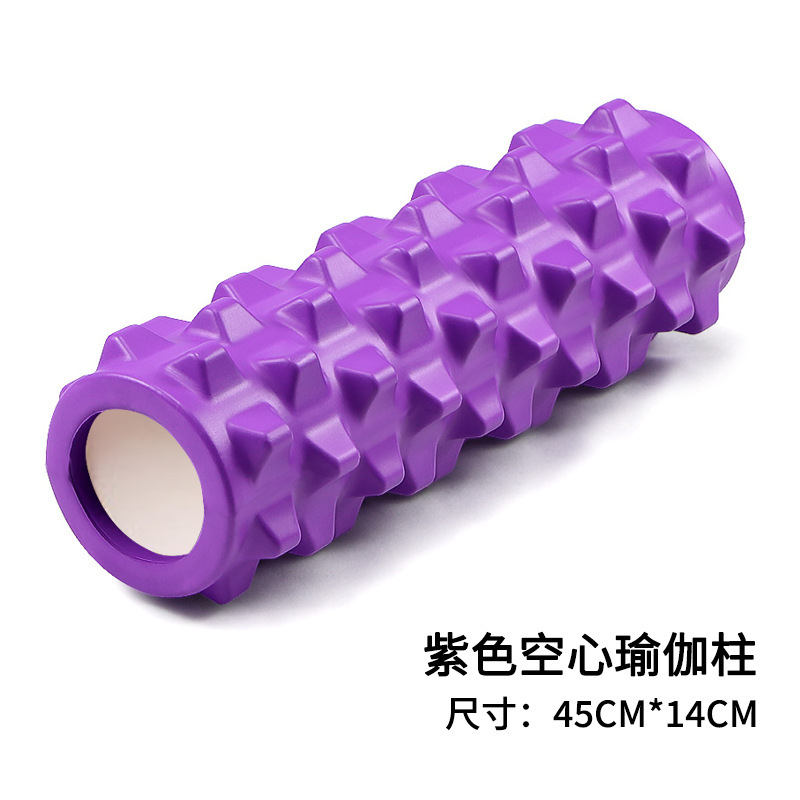メーカー45cmフィットネスフォームシャフト筋肉リラックスローリングヨガコラム狼牙棒ローラー初心者マッサージ脚|undefined