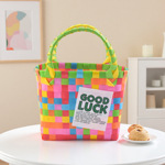 伴手礼篮子编织菜篮子手提包藤编包手提篮可爱配饰小包儿童手拎包