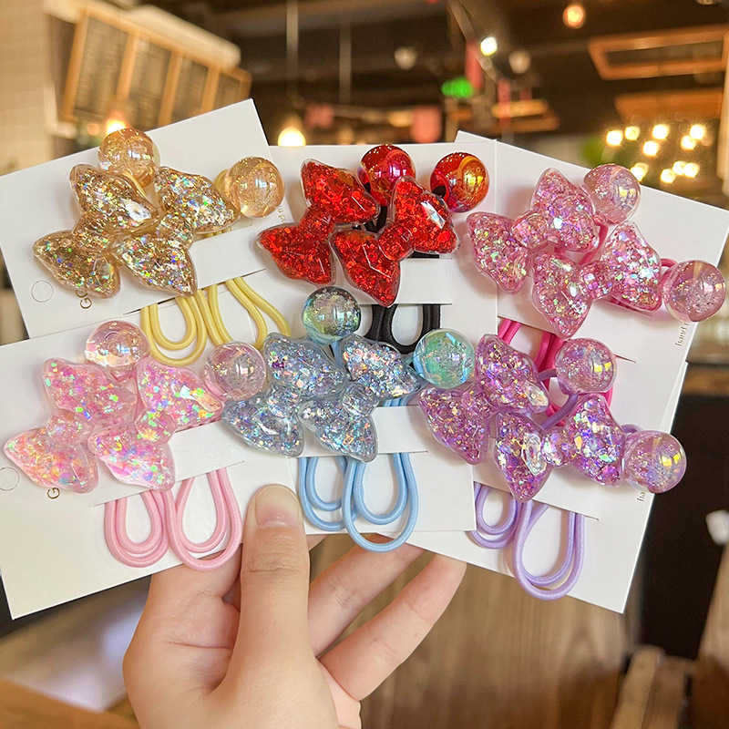 Kid'S Cute Sweet Bow Knot Arylic Hair Tie display picture 1