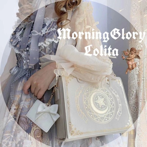  new lolita bag original design Star and Moon Magic Book cross-shoulder flap lady sweet and elegant