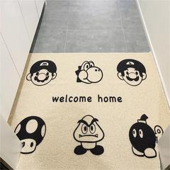 卡通絲圈地墊可裁剪耐髒耐磨除塵地墊家用防滑入戶門地墊可代發