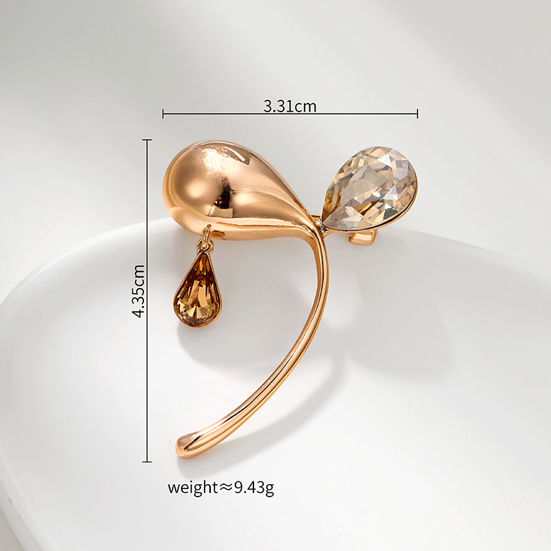 Xuping broche de alto nivel lujo ligero nicho accesorios de ropa temperamento viento broche fuente fábrica al por mayor personalizada image 21