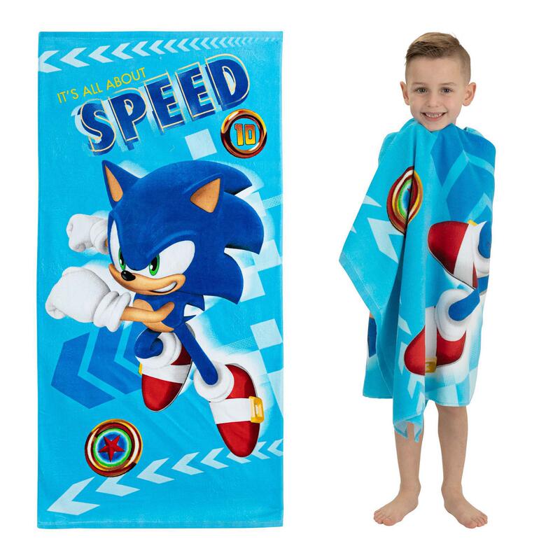 Amazon's Popular Animated Cartoon Beach Towel Sonic Mario Paw Patrol Soft and Comfortable Towel