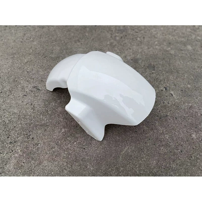 Golden Arrow Tmall Niu electric scooter front mudguard, Li Ma Xiaodao front mudguard, Xinlei Green, Jia Sai Ge Niu series shell (Electric vehicle fender) - tmall-cow-white-front-mudguard-with-screws-included