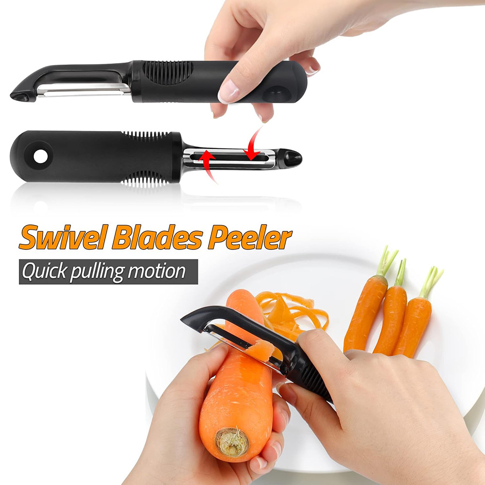 cuchillo de peeling de melón de acero inoxidable cuchillo de peeling multifuncional cuchillo de peeling de frutas de melón de papas cuchillo de raspado casero de manzana