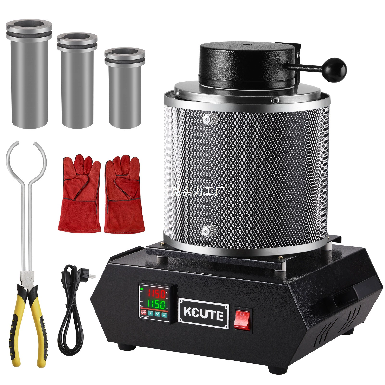 Печь для плавки ювелирных изделий, печь для плавки золота, серебра, меди, металла с сеткой 1- 2-3kg ювелирных изделий, печь для алхимии, графитовый тигель