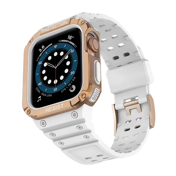 Cloud White + Rose Gold Frame