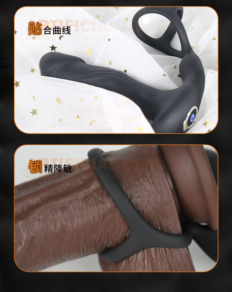 Remote-Controlled Prostate Massager with Anal Plug, Silicone Male Stimulator — detail image 27