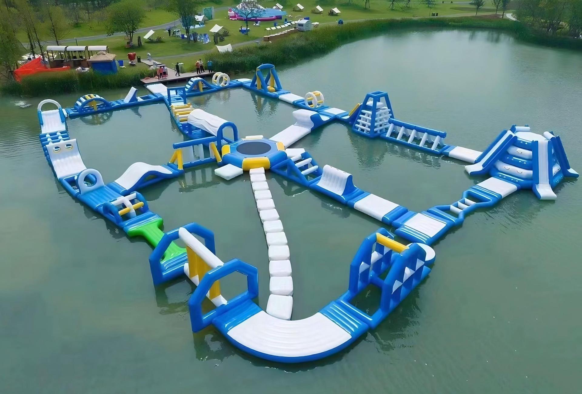 Agua inflable, castillos inflables, accesorios, juguetes para niños personalizados, inflables, al aire libre, gran lago, agua, agua, agua