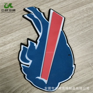 工厂直销双面印刷EVA压纹卡通动物 异形EVA冲压成型仿真冰箱贴