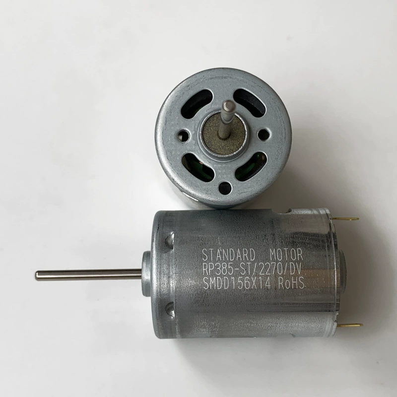 Стандартный 385-2270 Малый моторный двигатель с большой осью Двигатель постоянного тока 12V Большой крутящий момент Угольный щеточный мотор 6V24V