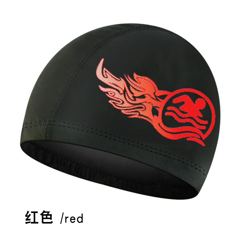 K07 Nylon Cloth Cap#Red