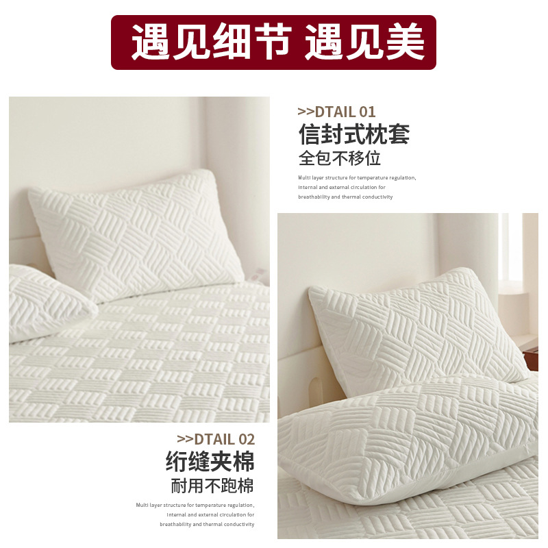 Funda de almohada de algodón, capa de aislamiento, hogar, anti-aceite para hombres, dormitorio de estudiantes, un par de almohadas para adultos de algodón lavables a máquina