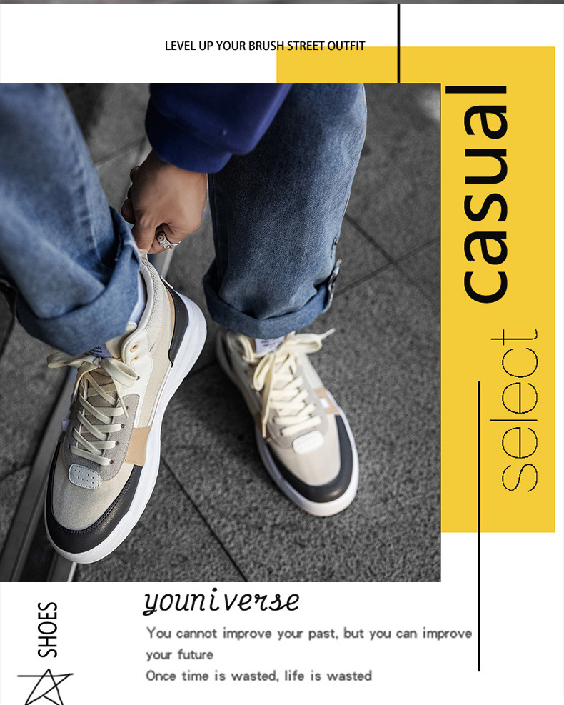 Sneakers alte Scarpe da uomo Inverno Nuova primavera e autunno Traspirante Casual Versatile Plus Velluto Cotone Sport Alla moda_voghion.com
