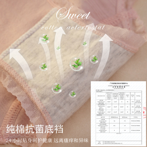 Japanese seamless lace panties for women pure cotton antibacterial crotch girls mid-waist women's triangle girls panties wholesale