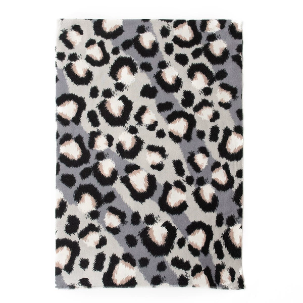 FH24-5784-1 Black-gray leopard print