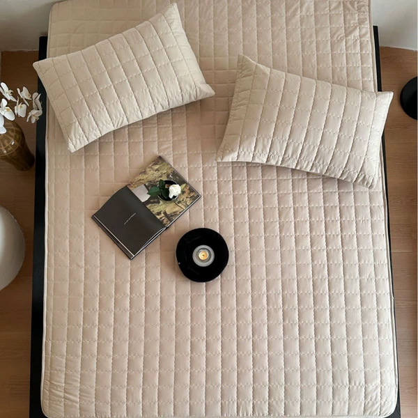 Cotton quilted waterproof bed, sheet
