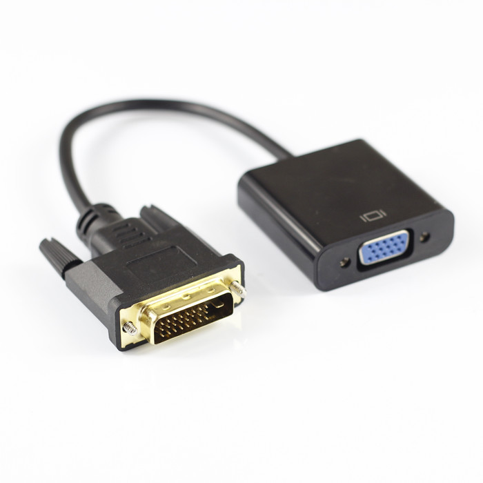 DVI VGA変換ケーブル24 1公対公コンピュータ本体ノート接続テレビディスプレイ投影変換器|undefined