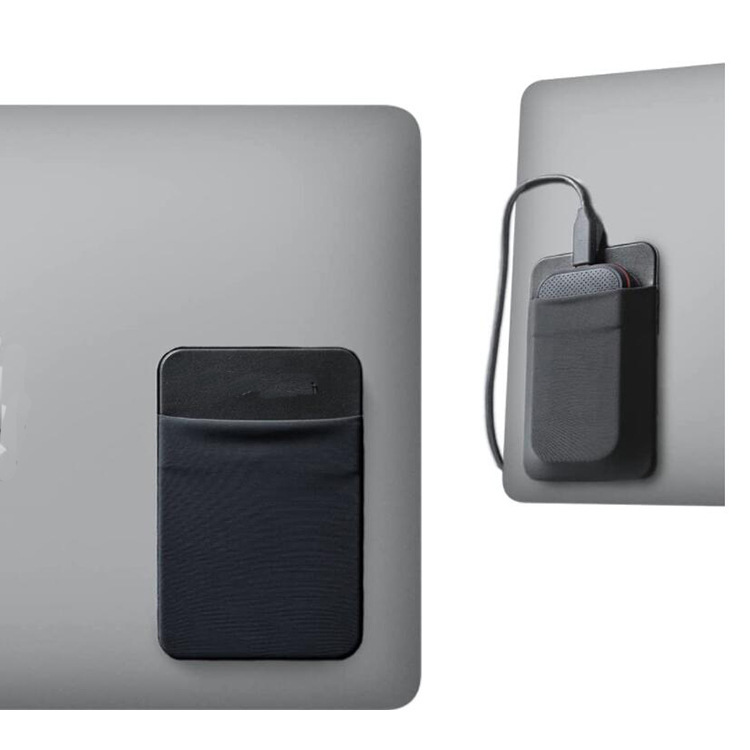 Mini Portable Notebook Adhesive Digital Storage Accessory Bag Elastic Mouse Bag Hdd Hard Drive Storage Bag