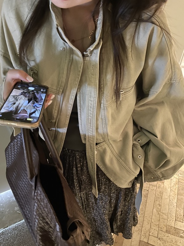 美式复古重工水洗机车工装夹克衫外套女时尚立领休闲牛仔外套女|undefined