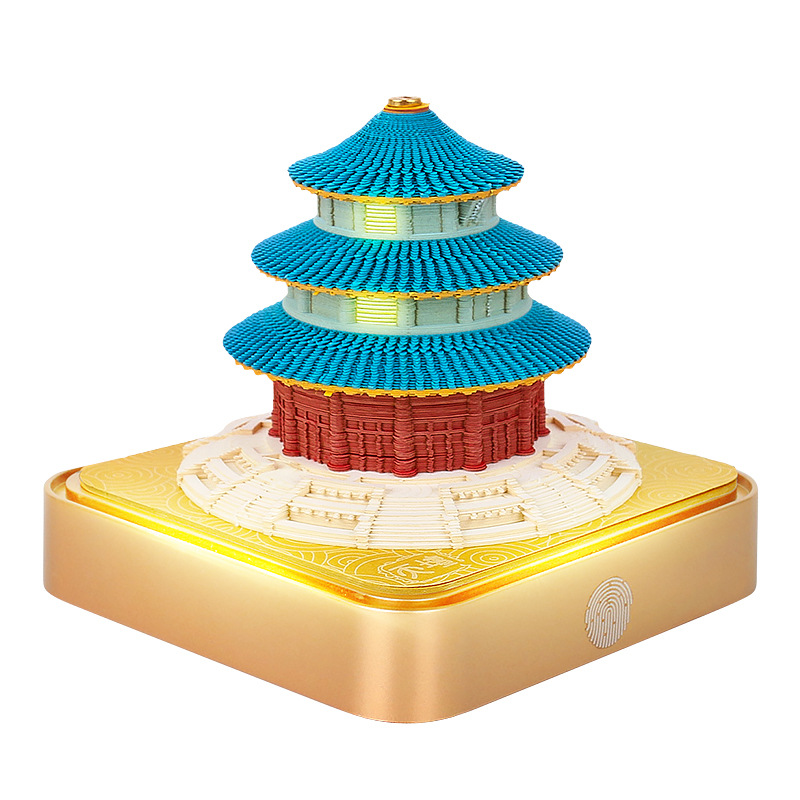 2026 nueva nota adhesiva tridimensional panorámica de la casa del árbol 3D tallado en papel al por mayor transfronterizo decoración de escritorio TK regalo de cumpleaños para hombres y mujeres