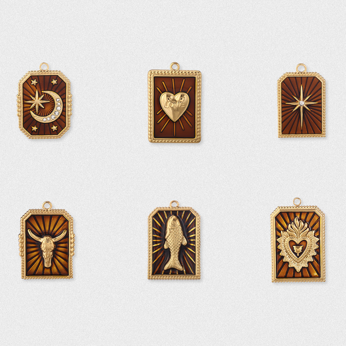 Decoding European and American Stainless Steel Necklaces for Women, Non-Fading Accessories, DIY Jewelry, Trendyy Tags, Animal Accessories, Hot Selling