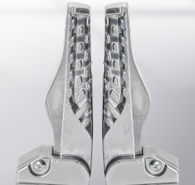 Aluminum Alloy Pedals for Electric Vehicles, Suitable for Feiying, Kuchi, Xigege, Yage, Thickened Folding Pedals, Universal Footboards