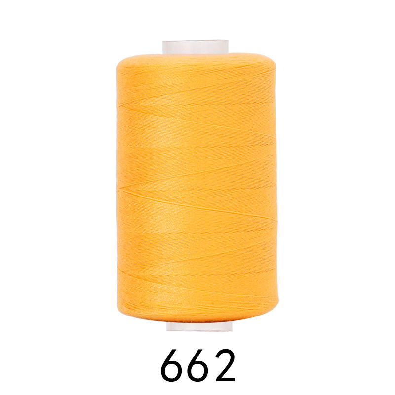 1000 yardas de hilo de poliéster de alta velocidad combinación de colores hogar hilo de coser mano hilo pequeño hilo fino dos hilos 402 hilo de coser