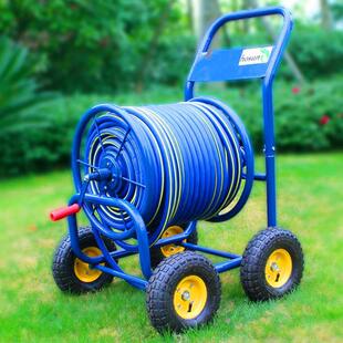 Wheeled Hand Push Large Rotatable 80- 160m Metal Water Pipe Storage Frame