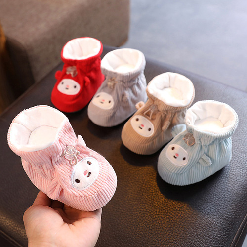 Shoes for Newborns Spring Girls' Shoes that Stay on 0-1 Year Old Baby Boys' Soft Sole Walking Shoes Anti-Slip Socks