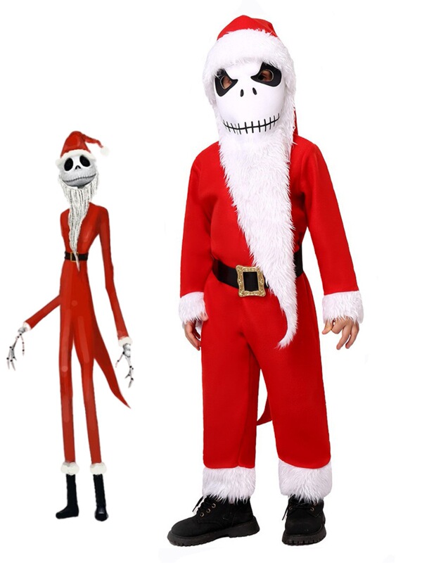 【在庫あり】ハロウィンコスチューム ナイトメア・ビフォア・クリスマス ジャック ハロウィン コスプレ パーティー パフォーマンスコスチューム|undefined