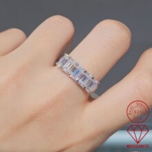 �羳ר��60����ĸ��ĪɣʯS925����18k���ָ�տ�ָ��Ůŷ��ins��