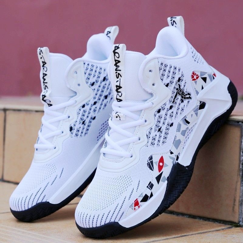 Brand Broken Size Basketball Shoes Men's Shoes Summer Shock Absorption Wear-resistant Men's sneaker Mesh Breathable Non-slip Sneakers for Students