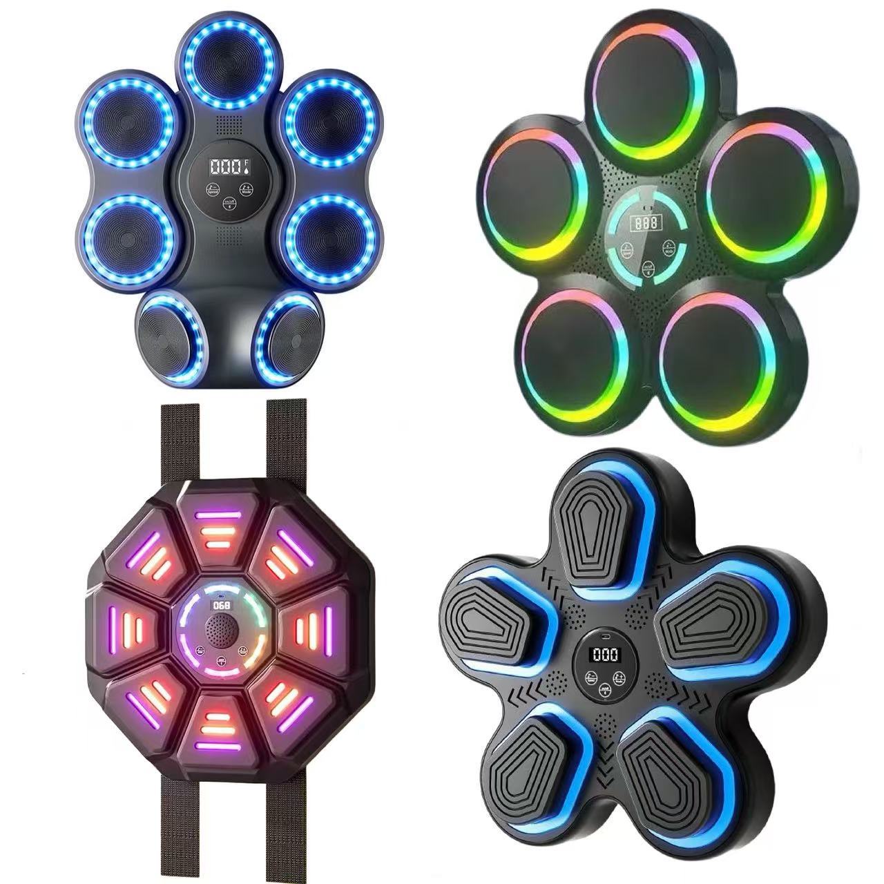 Smart Music Boxing Target Music Boxing Machine Electronic Reaction Target Boxing Wall Target Parent-Child Sports Boxing Trainer