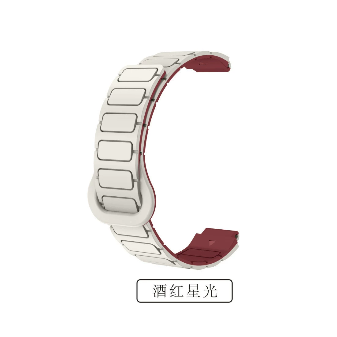 Подходит для Samsung/Huawei/Huami/Garmin/Loop I-образный магнитный силиконовый ремешок 12/18/20/22 мм
