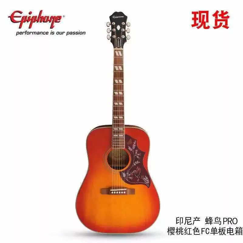 EPIPHONE Humming Bird EJ200SCE Hummingbird Pro Hummingbird Facing Single Box Wood Guitar